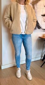 Teddie bomber javk S, Ophalen of Verzenden, Zo goed als nieuw, Maat 36 (S), Beige
