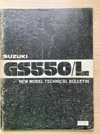 Suzuki GS550/L 1980 New Model Technical Bulletin, Verzenden, Suzuki