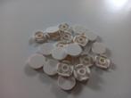 NIEUW: Tile 2x2 rond Wit, Lego, Nieuw, Ophalen of Verzenden, X