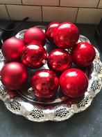 Rode kerstballen onbreekbaar dus ook geschikt voor buiten, Diversen, Kerst, Ophalen of Verzenden, Nieuw