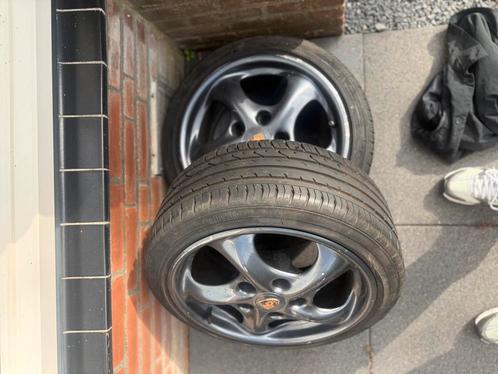 2 stuks Originele Porsche Turbo Twist velgen, Auto-onderdelen, Banden en Velgen, Banden en Velgen, Zomerbanden, 17 inch, 215 mm