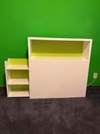 Nachtkastje / achterwandkast / hoofdboord (Flaxa), Ophalen, 90 cm, Eenpersoons, Verstelbaar