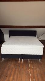 Bed inclusief matras - comfortabel slapen!, Huis en Inrichting, Slaapkamer | Bedden, Ophalen, Zwart, Tweepersoons, Zo goed als nieuw