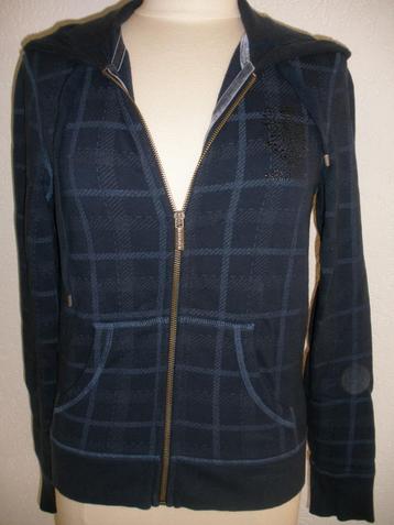 ESPRIT sweat vest blauw hooded maat M beschikbaar voor biedingen