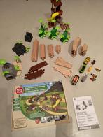 Houten treinbaan jungle playtive, Kinderen en Baby's, Speelgoed | Houten speelgoed, Ophalen, Zo goed als nieuw