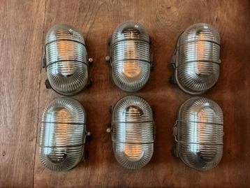 Bakelieten Fabriekslampen - 7 stuks beschikbaar voor biedingen