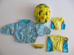 Baby Born - kleding - wieleroutfit + bril + helm, Ophalen of Verzenden, Gebruikt, Overige typen