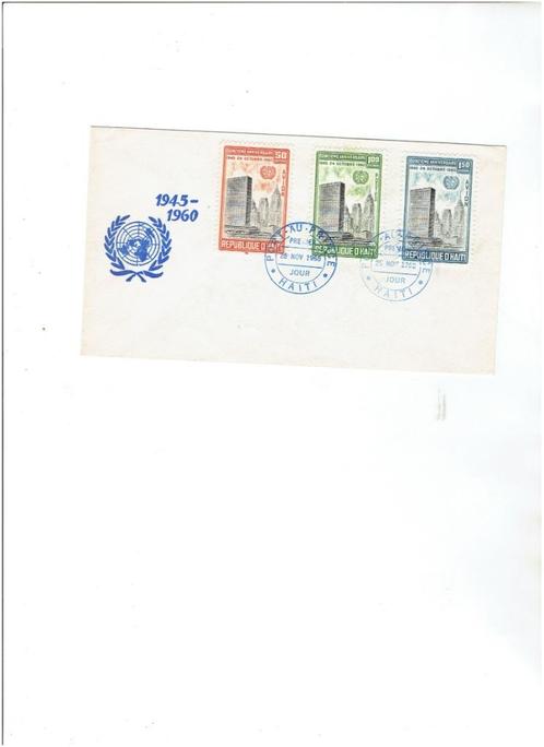 Haiti FDC 1960 open klep en blanco, Postzegels en Munten, Postzegels | Eerstedagenveloppen, Onbeschreven, Rest van de wereld, Verzenden