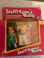 twee Steffi Love's Baby poppen uit de jaren '80/90, Ophalen of Verzenden, Zo goed als nieuw, Pop