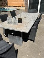 Natuursteen tafel, Tuin en Terras, Ophalen of Verzenden, Gebruikt, Overige materialen