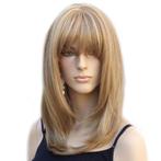 Pruik schouderlang steil haar model Lollipop blondmix F14/22, Verzenden, Nieuw, Pruik of Haarverlenging