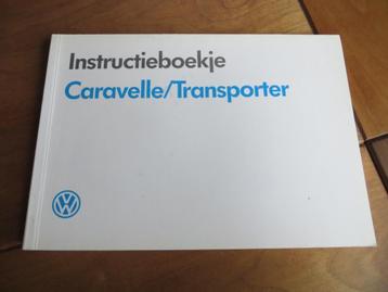Instructieboek Volkswagen Transporter T4, VW Caravelle 1990 beschikbaar voor biedingen