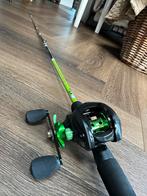 Baitcaster Hengel met Reel - Complete Set, Watersport en Boten, Ophalen of Verzenden, Nieuw, Complete set
