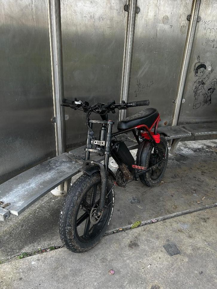 Fatbike v8 ouxi, Fietsen en Brommers, Elektrische fietsen, Gebruikt, Overige merken, 51 tot 55 cm, 50 km per accu of meer, Ophalen