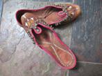 OOSTERSE SCHOENTJES nieuw maat 37 kleurig leer handgemaakt, Antiek en Kunst, Ophalen of Verzenden