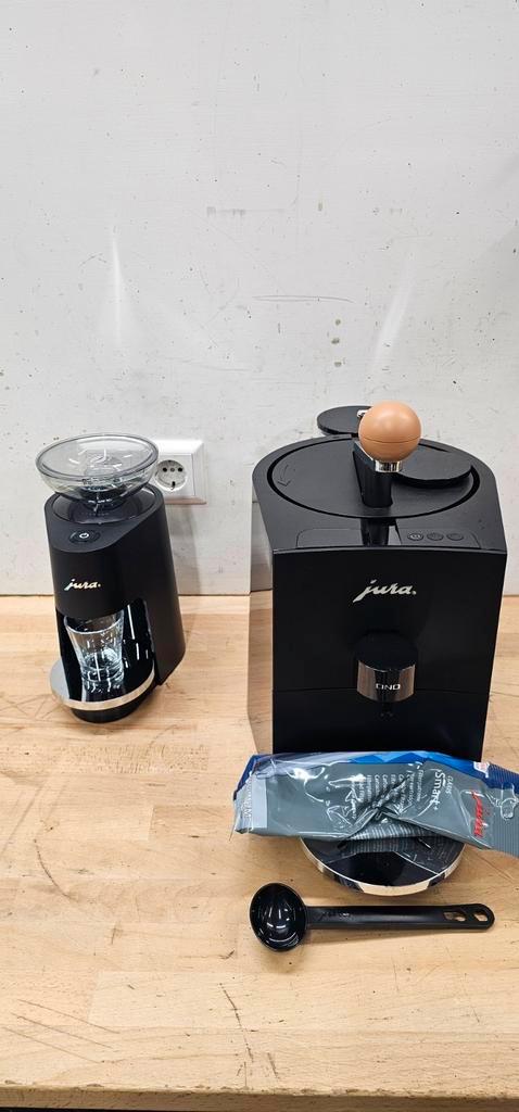 Jura ONO en Jura PAG z.g.a.n. incl 6 maanden garantie, Witgoed en Apparatuur, Koffiezetapparaten, Zo goed als nieuw, Gemalen koffie