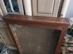 eiken hang vitrine kast, mooi voor in de mancave, Verzamelen, Automaten | Overige, Ophalen, Gebruikt