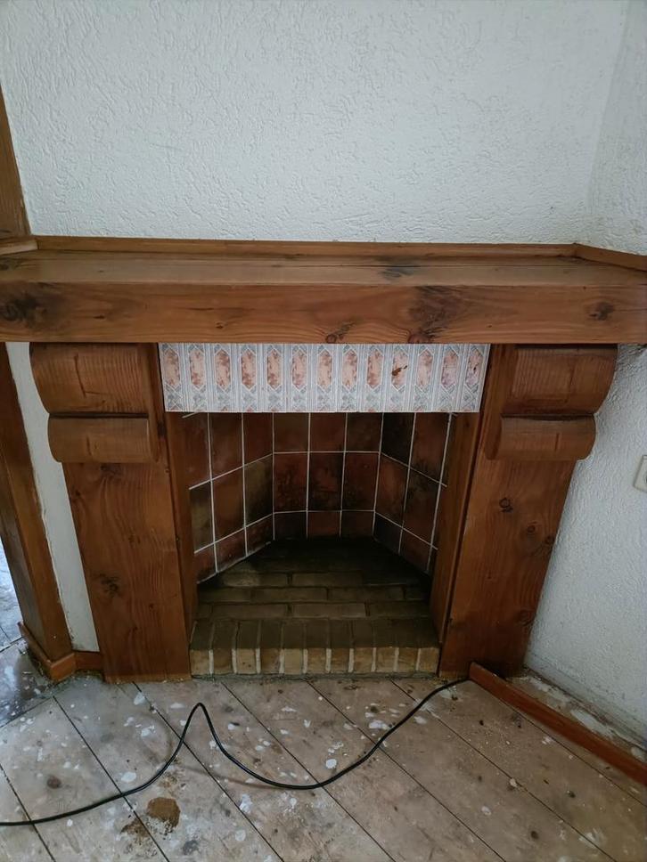 Schouw Vurenhout - Houthaard, Doe-het-zelf en Verbouw, Overige Doe-het-zelf en Verbouw, Gebruikt, Ophalen