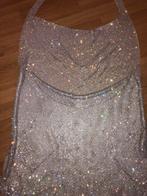Mooie sexy swarovski jurkje bling bling zilver maat XL, Maat 38/40 (M), Zwart, Nieuw, Ophalen of Verzenden