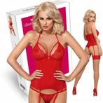 Korset en String nieuwe, Obsessive, Ophalen of Verzenden, Rood, Setje