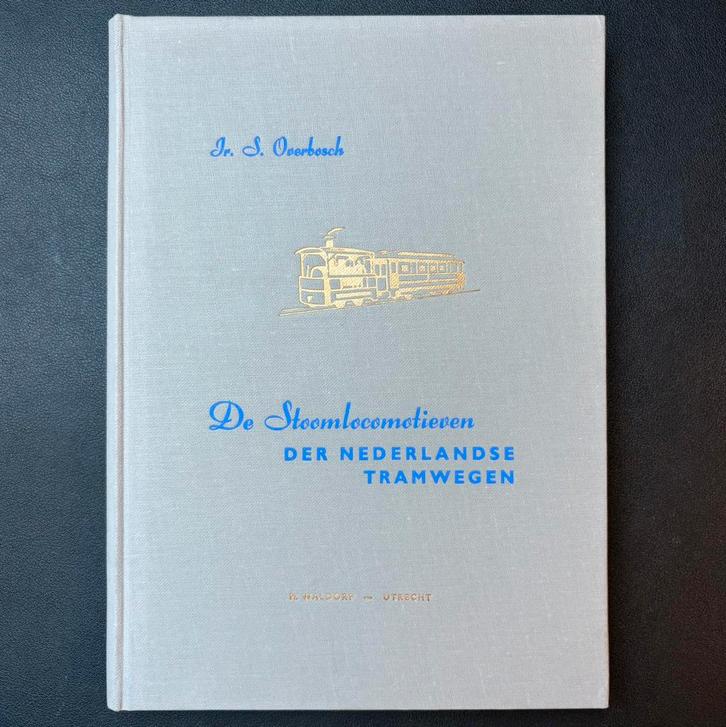 De stoomlocomotieven der Nederlandse tramwegen (1957), Verzamelen, Spoorwegen en Tramwegen, Zo goed als nieuw, Trein, Boek of Tijdschrift