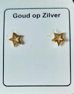 Goud op zilver sterretjes oorknopjes nieuw, Sieraden, Tassen en Uiterlijk, Oorbellen, Nieuw, Ophalen of Verzenden, Knopjes of Stekers