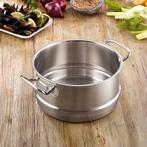 Fissler Profi Inox 18/10 Stoominzet 20cm | 24cm Op=Op deals, Huis en Inrichting, Keuken | Potten en Pannen, Nieuw, Pannenset, Ophalen of Verzenden