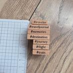 Liberty.hk #hastag stempels,  setje 1, Verzenden, Zo goed als nieuw, Houten stempel