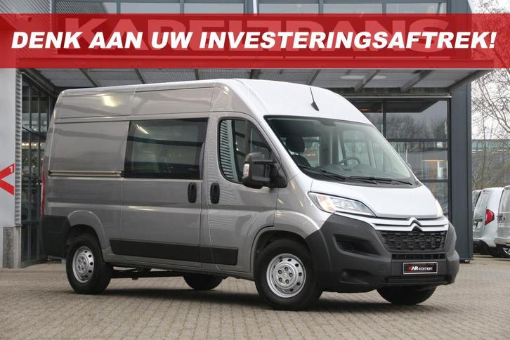 Fiat Ducato 2.2 BlueHDi 140 | DC | L2H2 | 8.800KM | Navi | C, Auto's, Bestelauto's, Bedrijf, Te koop, ABS, Achteruitrijcamera