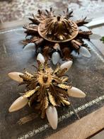 Twee vintage Italiaanse plafondlappen, Overige kleuren, Ophalen of Verzenden, Zo goed als nieuw, Minder dan 25 cm