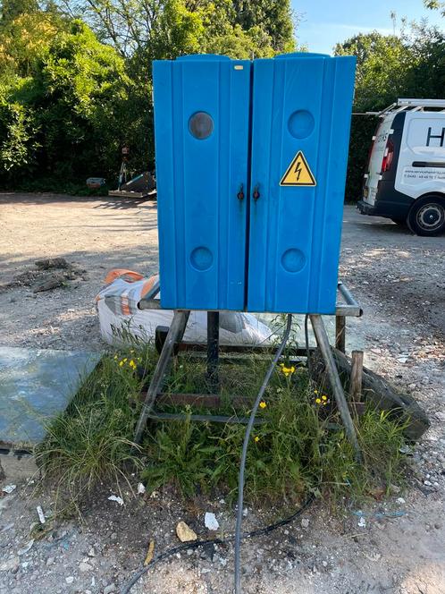 Bouwstroomkast en bouw waterput in prima staat, Doe-het-zelf en Verbouw, Elektra en Kabels, Gebruikt, Overige typen, Ophalen