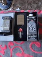 Twee zippo nieuw in verpakking met reclame, Verzamelen, Ophalen of Verzenden, Nieuw, Gebruiksvoorwerp