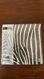 Servetten zebra print, Huis en Inrichting, Woonaccessoires | Overige, Nieuw, Ophalen of Verzenden