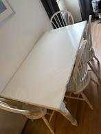GRATIS Eettafel met 5 stoelen, Huis en Inrichting, Tafels | Eettafels, Ophalen, Gebruikt, 100 tot 150 cm, 50 tot 100 cm