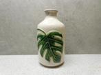 Fles Vaas 13 cm. Monstera blad Jungle Vibes, Overige typen, Ophalen of Verzenden, Zo goed als nieuw, Overige stijlen