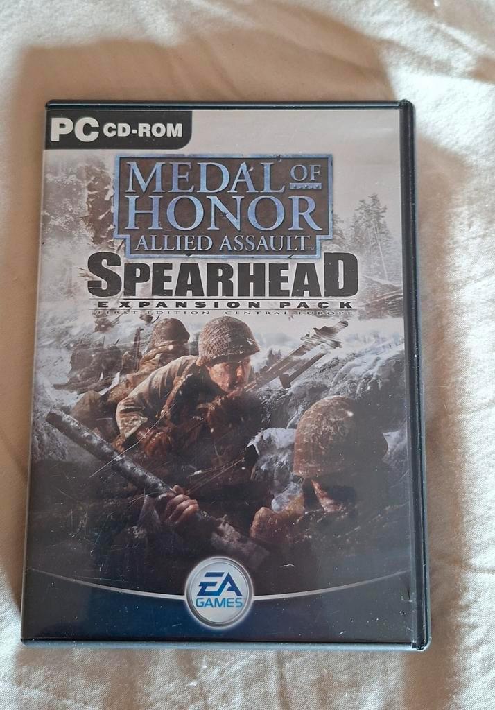 Medal of Honor Spearhead - PC CD-ROM - WWII Shooter, Spelcomputers en Games, Games | Pc, Gebruikt, Shooter, Ophalen of Verzenden