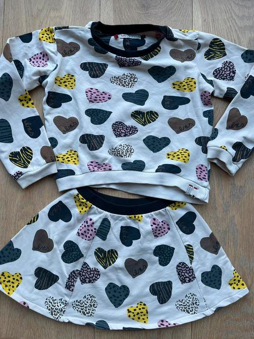Setje trui rok Looxs mt 116/122 netjes, Kinderen en Baby's, Kinderkleding | Maat 116, Gebruikt, Meisje, Setje, Ophalen of Verzenden