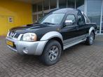 Nissan Pickup (D22) KING CAB 4X4 DOUBLE CAB 5-PERS. (NAVARA), Stof, Gebruikt, 4 cilinders, Zwart