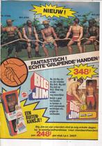 Retro reclame 1977 Mattel Big Jim touwtrekkende poppen, Verzamelen, Overige typen, Ophalen of Verzenden