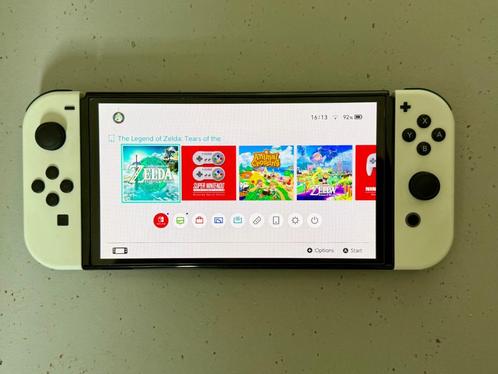 Nintendo Switch oled (wit), Spelcomputers en Games, Spelcomputers | Nintendo Switch, Gebruikt, Switch OLED, Met 1 controller, Ophalen of Verzenden