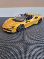 Ferrari SF90 spider Bburago 1:18, Ophalen, Zo goed als nieuw, Bburago