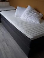 1-persoons boxspring Karlsson incl. topper, dekbed, kussen, Ophalen, Gebruikt, 90 cm, Eenpersoons