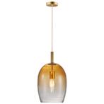 moderne amberkleurige hanglamp van het merk Nordlux, Ophalen, Zo goed als nieuw, Glas, Minder dan 50 cm