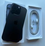 iPhone 16 Pro 128GB Zwart Titanium | Krasvrij | Garantie, 128 GB, Zwart, Ophalen of Verzenden, Zo goed als nieuw