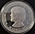 Penning Willem-Alexander, Zilver 925/1000, Ophalen of Verzenden, Zilver, Nederland