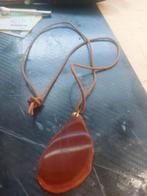 Ketting met lavasteen, Antiek en Kunst, Ophalen of Verzenden, Dames, Restyle