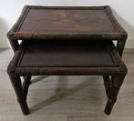 Vintage manou bamboe set, Ophalen, Minder dan 55 cm, Zo goed als nieuw, Rechthoekig