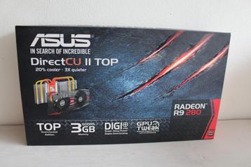 ASUS R9280-DC2T-3GDDR5 DirectCU II TOP Videokaart in Doos beschikbaar voor biedingen