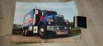 Mack vrachtwagen poster jakobs shag oud truck, Verzamelen, Ophalen of Verzenden, Gebruikt