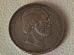 Mooie zilveren rijksdaalder 1871 willem 3 met patina, Ophalen of Verzenden, Koning Willem III, 2½ gulden